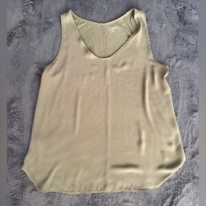 Green blouse tank top